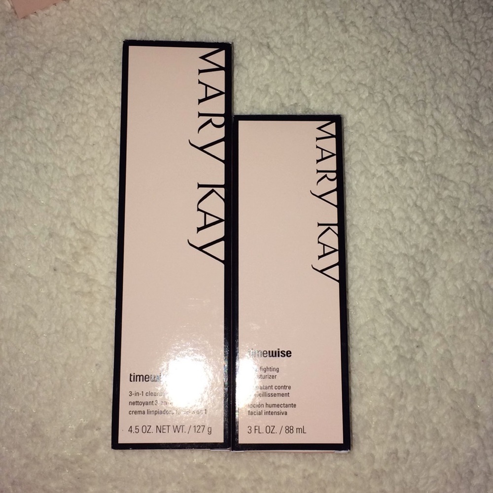 Mary Kay Timewise cleanser and moisturizer